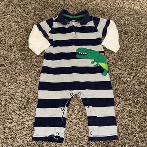 Carter's Navy and Green Baby outfit